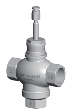 霍尼韦尔V5011S3W系列两通、三通不锈钢螺纹连接座阀